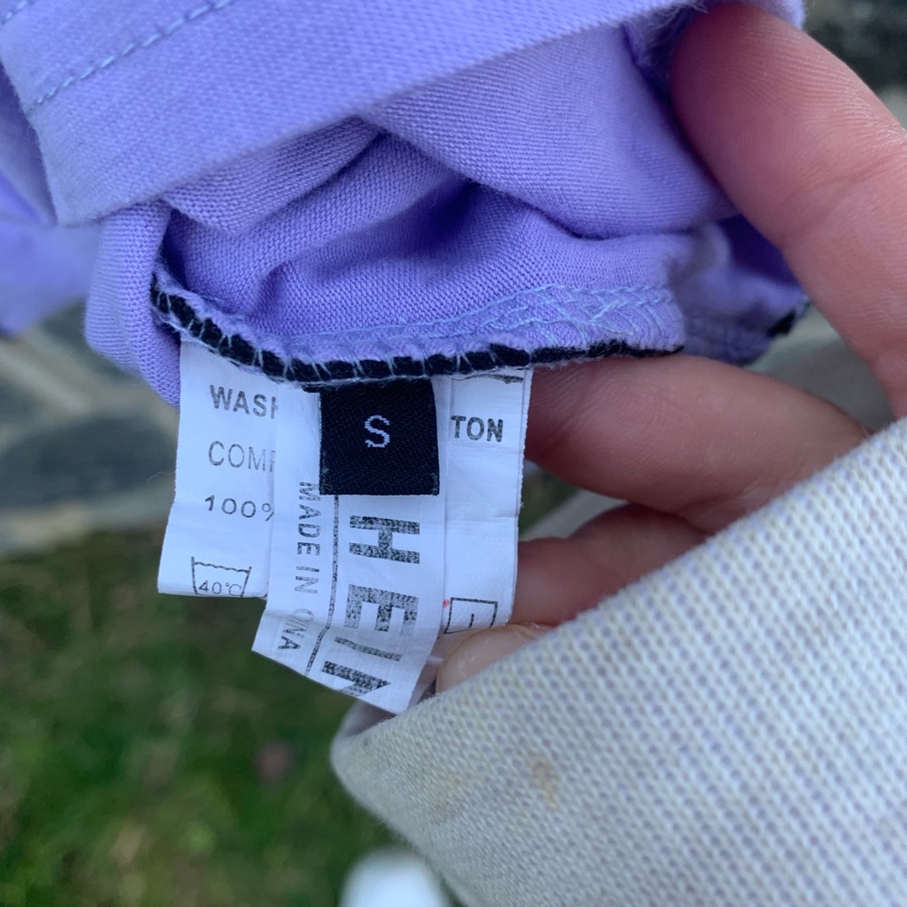 $2/20 Shein Los Angeles Lavender Cropped Tank Top - Picture 3 of 4
